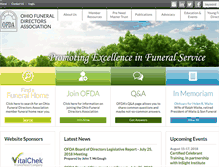 Tablet Screenshot of ohio-fda.org